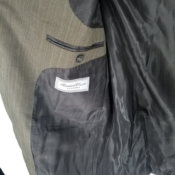Roberto Villini jacket 100% wool mens 42R - Picture 6 of 15